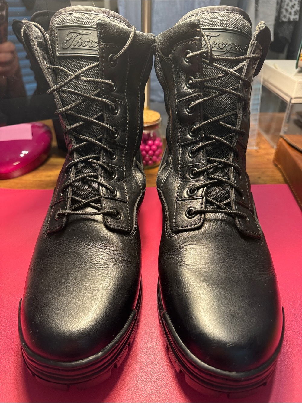 Thorogood Black Leather Side Zip Work Boots
*WORN ONCE SZ. 8M $99 (FIRM)